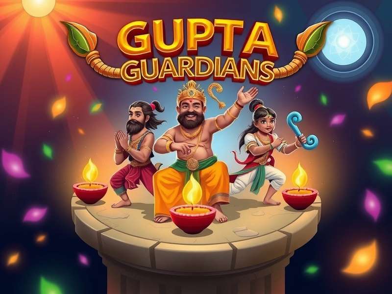 Gupta Guardians game art showing mythological characters